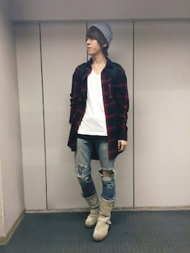 ムラジュンさん（メンズ・172cm）の春コーディネート