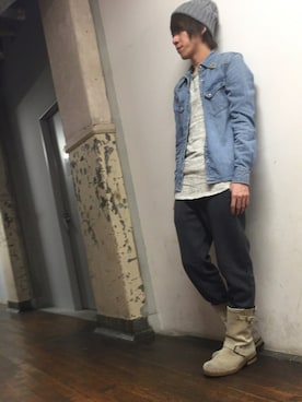 ムラジュンさん（メンズ・172cm）の春コーディネート