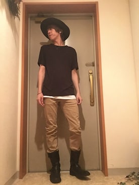 ムラジュンさん(メンズ・172cm)の夏コーディネート