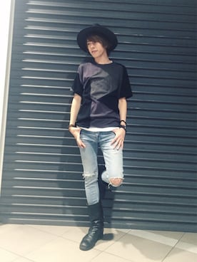 「ブーツインスタイル」｜ムラジュンさん（メンズ・172cm）の夏コーディネート