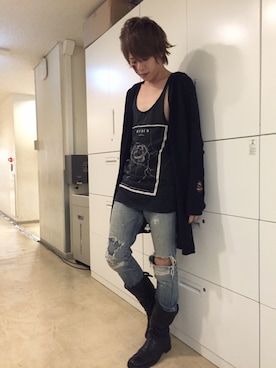 「ブーツインスタイル」｜ムラジュンさん（メンズ・172cm）の夏コーディネート