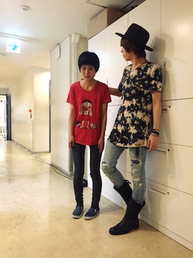「ブーツインスタイル」｜ムラジュンさん（メンズ・172cm）の夏コーディネート