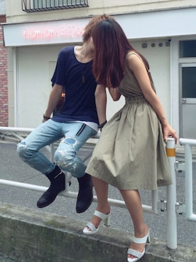 「ブーツインスタイル」｜ムラジュンさん（メンズ・172cm）の夏コーディネート