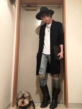「ブーツインスタイル」｜ムラジュンさん（メンズ・172cm）の秋コーディネート