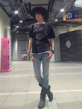 「ブーツインスタイル」｜ムラジュンさん（メンズ・172cm）の秋コーディネート