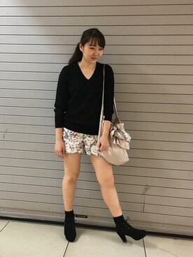 「アイテム（ブーティ）」を使った、zoosheさん（レディース・168cm・20代）の秋コーディネート