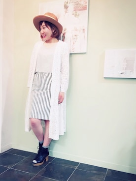 manaさん（レディース・156cm）の夏コーディネート