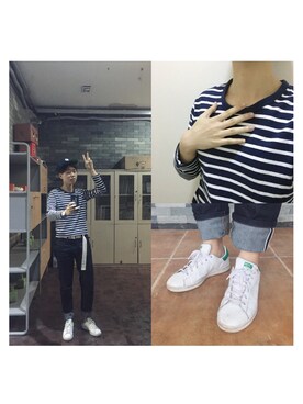 「搭配」｜「アイテム（トップス）」を使った、More孬さん（レディース・170cm）の春コーディネート