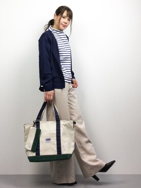 「5441 by sunduck（ゴーヨンヨンイチバイサンダック）のアイテム」を使った、natsumiさん（レディース・160cm）の春コーディネート