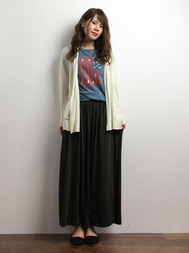 「Sala Sally（サラ　サリー）のアイテム」を使った、natsumiさん（レディース・160cm）の春コーディネート