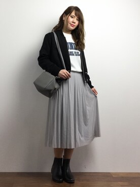 「CASPER JOHN（キャスパージョン）のアイテム」を使った、natsumiさん（レディース・160cm）の春コーディネート