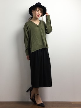 natsumiさん（レディース・160cm）の春コーディネート