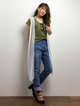 natsumiさん（レディース・160cm）の春コーディネート