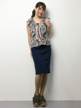 natsumiさん（レディース・160cm）の春コーディネート