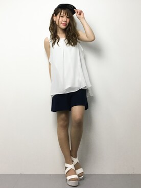 natsumiさん（レディース・160cm）の春コーディネート