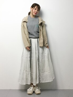 natsumiさん（レディース・160cm）の春コーディネート