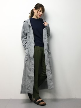 「AZUL by moussy（アズールバイマウジー）のアイテム（その他アウター）」を使った、natsumiさん（レディース・160cm）の春コーディネート