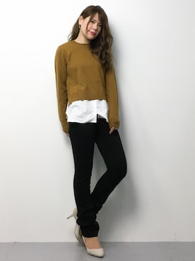 「MULLER（ミューラー）のアイテム」を使った、natsumiさん（レディース・160cm）の春コーディネート