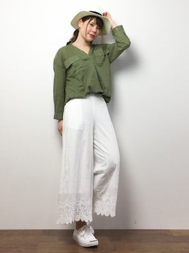 natsumiさん（レディース・160cm）の春コーディネート