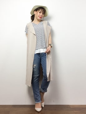 natsumiさん（レディース・160cm）の春コーディネート