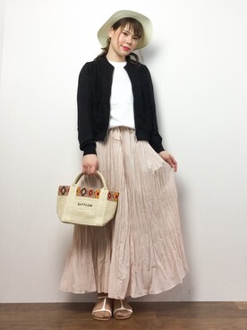 natsumiさん（レディース・160cm）の春コーディネート