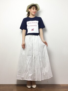 natsumiさん（レディース・160cm）の春コーディネート