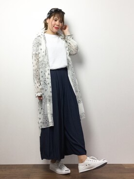 「Luz Llena (NEY)（ラズレナニー）のアイテム（トップス）」を使った、natsumiさん（レディース・160cm）の春コーディネート