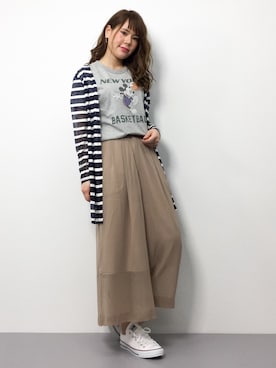 natsumiさん（レディース・160cm）の春コーディネート