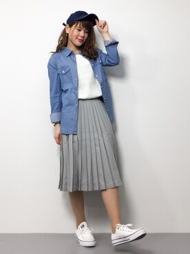 natsumiさん（レディース・160cm）の春コーディネート