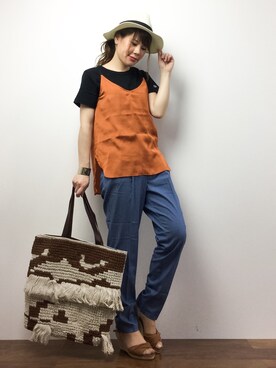 「Lulud（ルルド）のアイテム」を使った、natsumiさん（レディース・160cm）の春コーディネート