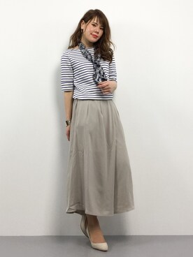 「Te chichi TERRASSE（テチチテラス）のアイテム（パンツ）」を使った、natsumiさん（レディース・160cm）の夏コーディネート