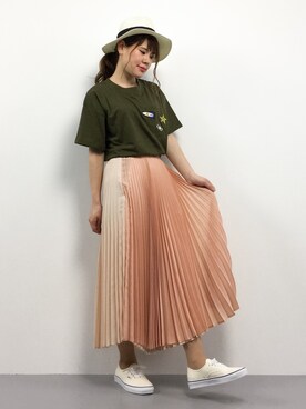 natsumiさん（レディース・160cm）の夏コーディネート