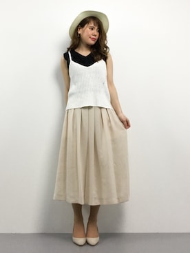 natsumiさん（レディース・160cm）の夏コーディネート