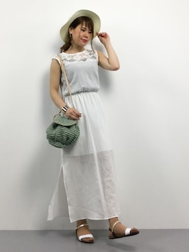 natsumiさん（レディース・160cm）の夏コーディネート