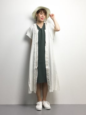 natsumiさん（レディース・160cm）の夏コーディネート