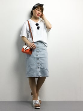 natsumiさん（レディース・160cm）の夏コーディネート