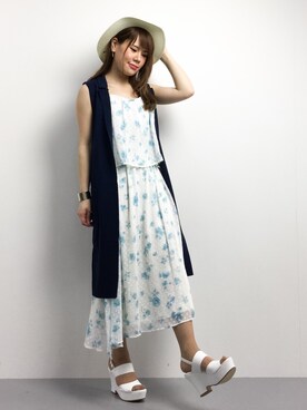 natsumiさん（レディース・160cm）の夏コーディネート