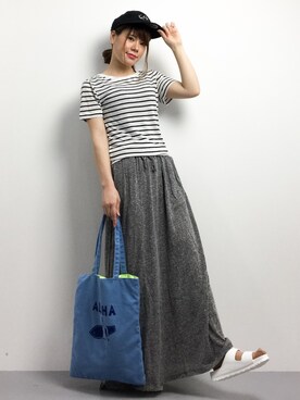 natsumiさん（レディース・160cm）の夏コーディネート