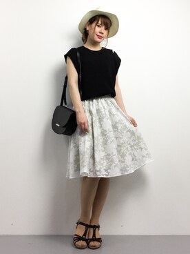 natsumiさん（レディース・160cm）の夏コーディネート
