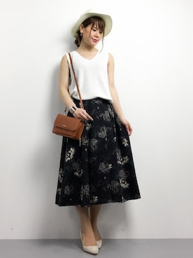 「STRAVITA（ストラヴィータ）のアイテム」を使った、natsumiさん（レディース・160cm）の夏コーディネート