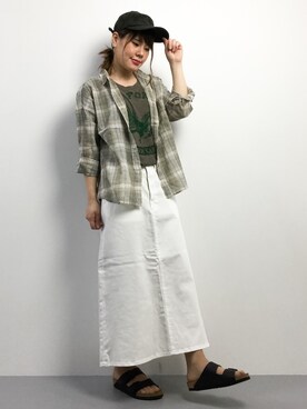 natsumiさん（レディース・160cm）の夏コーディネート