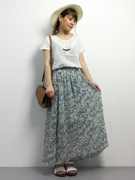 natsumiさん（レディース・160cm）の夏コーディネート