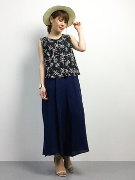 natsumiさん（レディース・160cm）の夏コーディネート