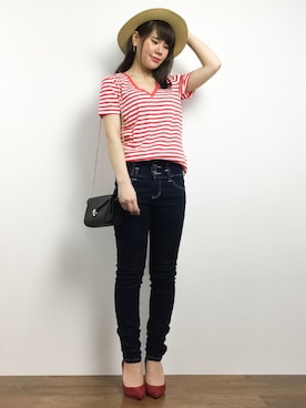 natsumiさん（レディース・160cm）の夏コーディネート