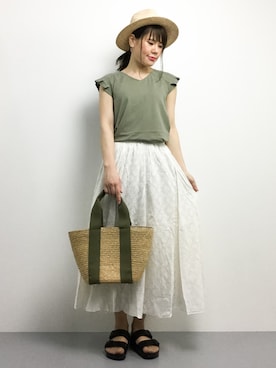 natsumiさん（レディース・160cm）の夏コーディネート