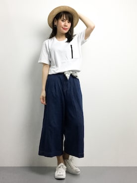 natsumiさん（レディース・160cm）の夏コーディネート
