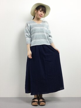 natsumiさん（レディース・160cm）の夏コーディネート