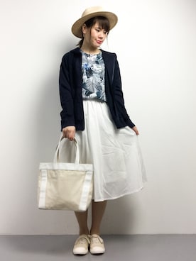 natsumiさん（レディース・160cm）の夏コーディネート