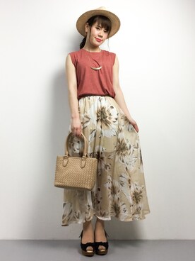 natsumiさん（レディース・160cm）の夏コーディネート