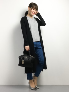 「& chouette（アンドシュエット）のアイテム（ボストンバッグ）」を使った、natsumiさん（レディース・160cm）の夏コーディネート